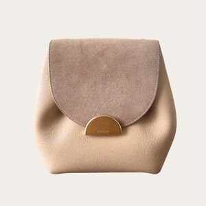 Polène Numéro Un Mini edition duo in sand crossbody bag